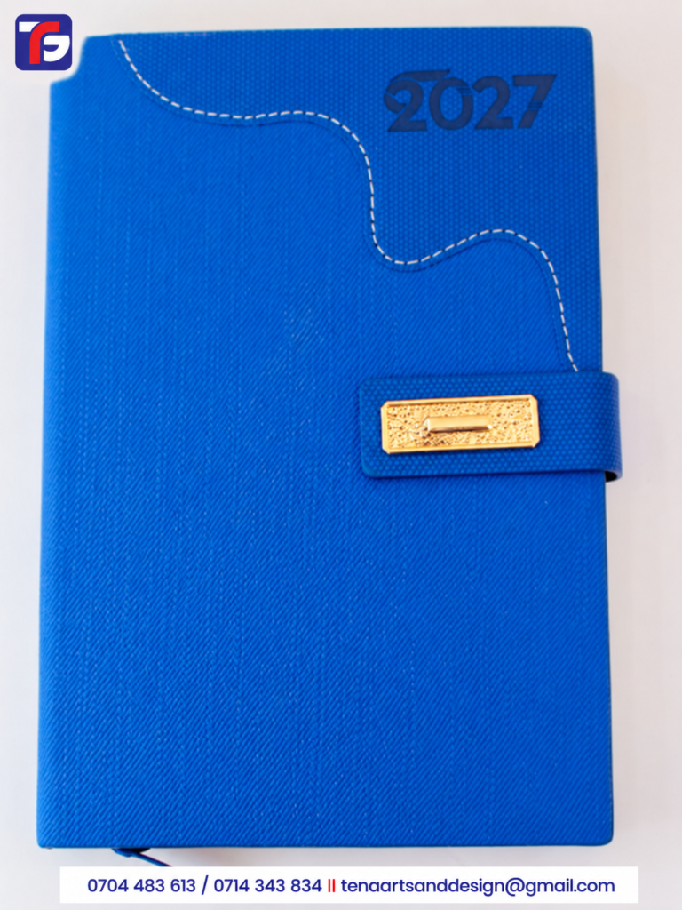 B5 T10 executive diary Kenya with corporate branding