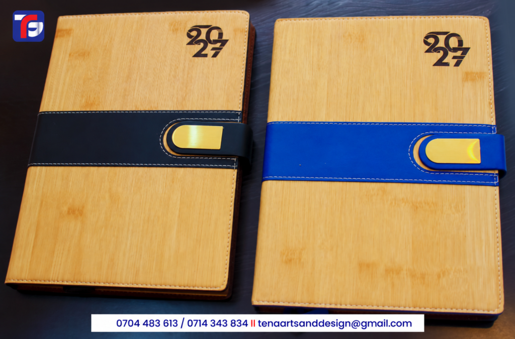 B5 T20 executive diary Kenya with corporate branding