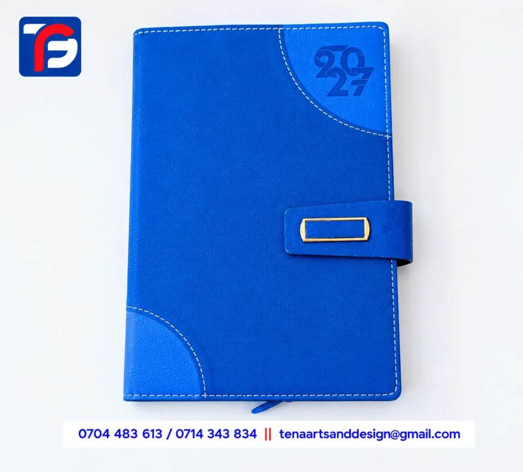 B5 T70 executive diary Kenya with corporate branding
